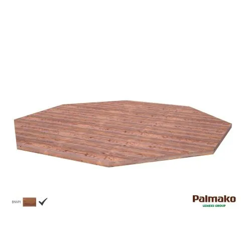 103094 Palmako Golv till Betty / Bianca 18 m², brun tryckimpregnerad I lager